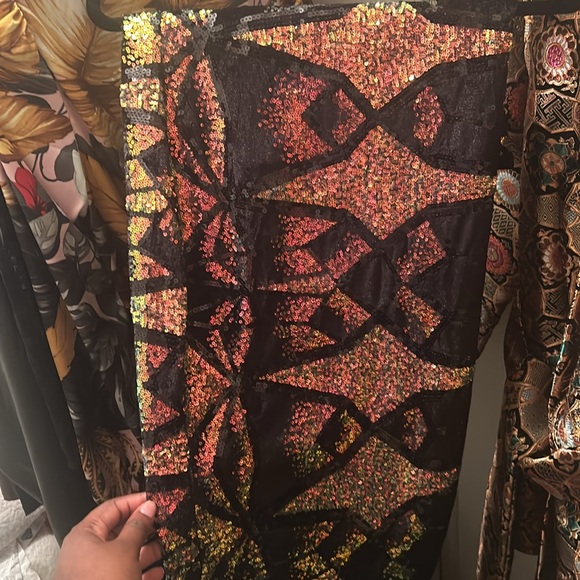 Velvet sequin maxi dress - Picture 5 of 5